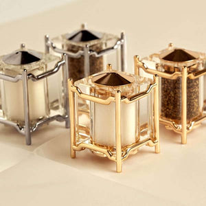 L'Objet Han Gold Spice Jewels Salt & Pepper Set - BONADEA