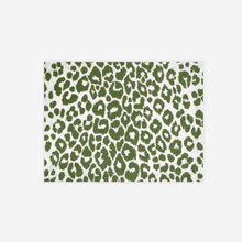 Iconic Leopard Placemat Green Schumacher Bonadea