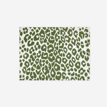 Load image into Gallery viewer, Iconic Leopard Placemat Green Schumacher Bonadea

