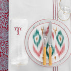 Ikat Dessert Plate - Set of 6