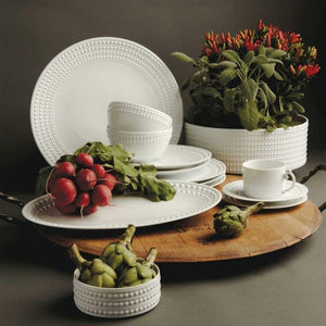 Perlée White Round Platter