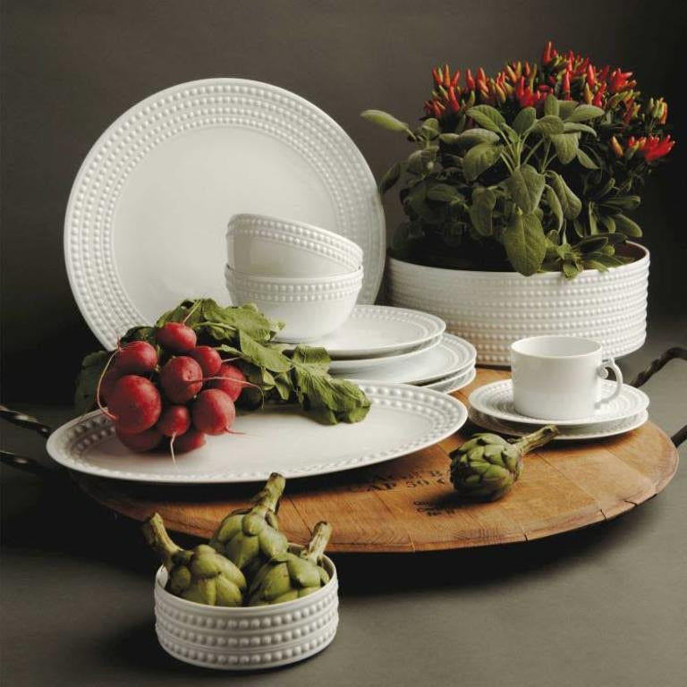 Perlée White Medium Deep Bowl