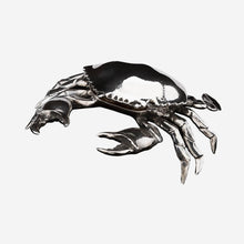 Load image into Gallery viewer, Silver and Gold Vermeil Crab Salt Cellar with Spoon
