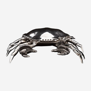 Silver and Gold Vermeil Crab Salt Cellar with Spoon