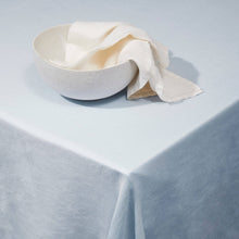 Load image into Gallery viewer, Blue Linen Sateen Tablecloth
