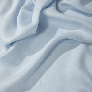 Blue Linen Sateen Tablecloth