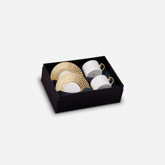 L'Objet Aegean Gold Tea Gift Set -BONADEA