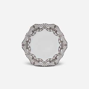 L'Objet Alencon Platinum Dinner Plate -BONADEA