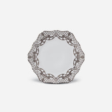 L'Objet Alencon Platinum Dessert Plate -BONADEA