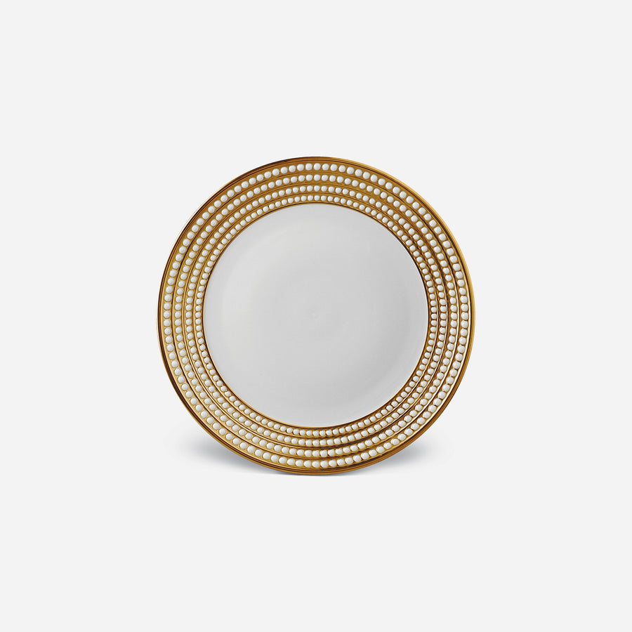 L'Objet Perlée Gold Charger Plate