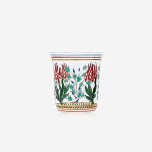 Handpainted Persian Flower No. 1 Tumbler Lobmeyr Bonadea