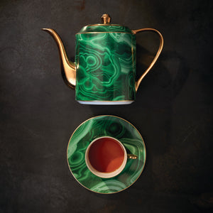 Malachite Teapot