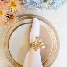 Load image into Gallery viewer, Agate Blush and Gold Dinner Plate
