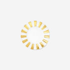 Melon Dessert Plate White Gold