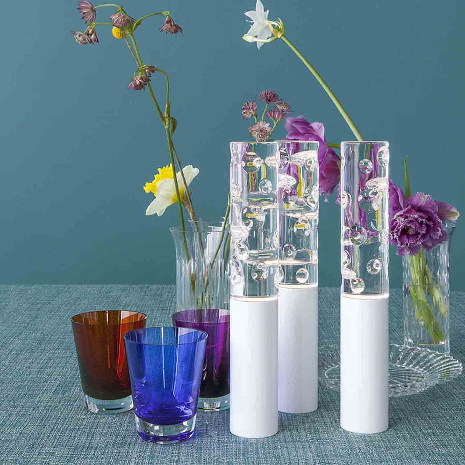 BONADEA | Baccarat | Mosaïque Blue Tumbler - Set of 2 | Bonadea