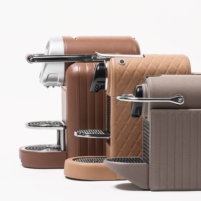 Nespresso Leather Zenius Diamond Coffee Machine