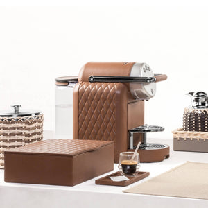 Nespresso Leather Zenius Diamond Coffee Machine