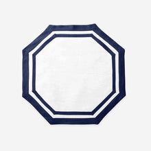 Load image into Gallery viewer, Set of Four Octagon Placemats Sapphire Blue

