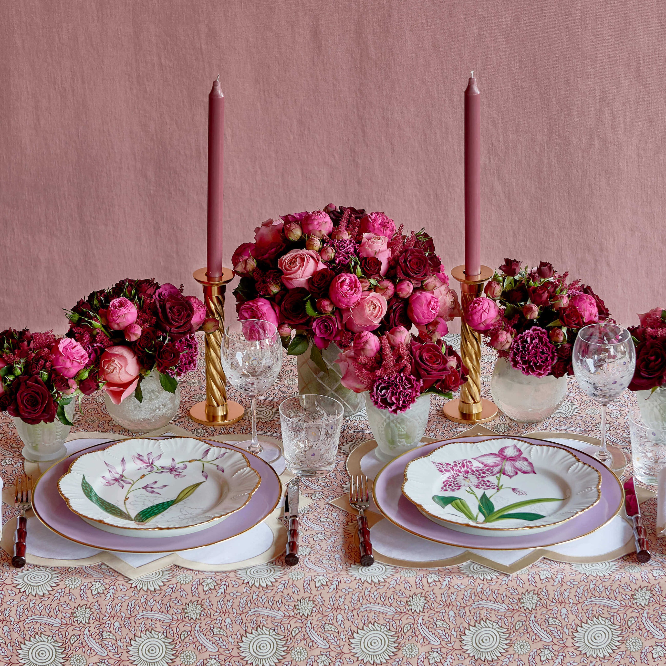 Histoires d'Orchidées Dessert Plates - Set of 6