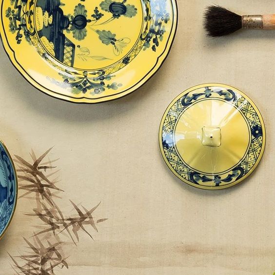 Oriente Italiano Dessert Plate Citrino - Set of Two