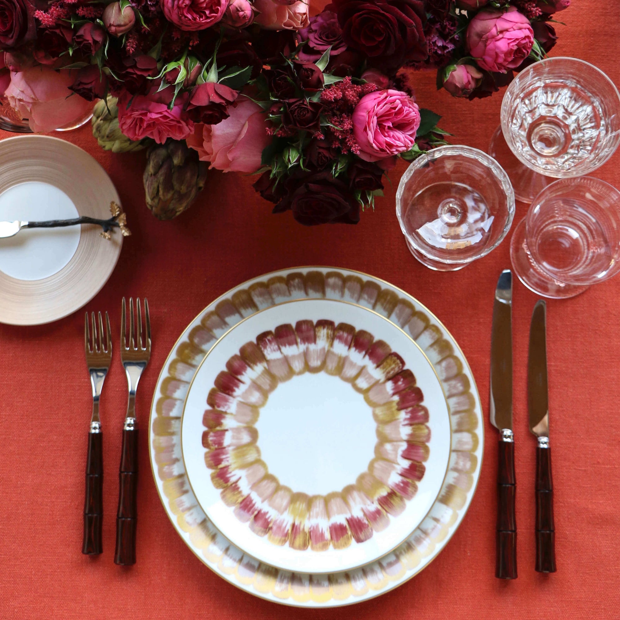 Dahlia Rose Dinner Plate