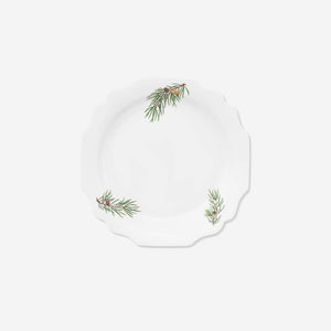 Pine Branches Dessert Plate