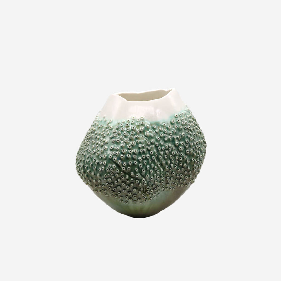 Fos Ceramiche Porifera Forest Green Vase