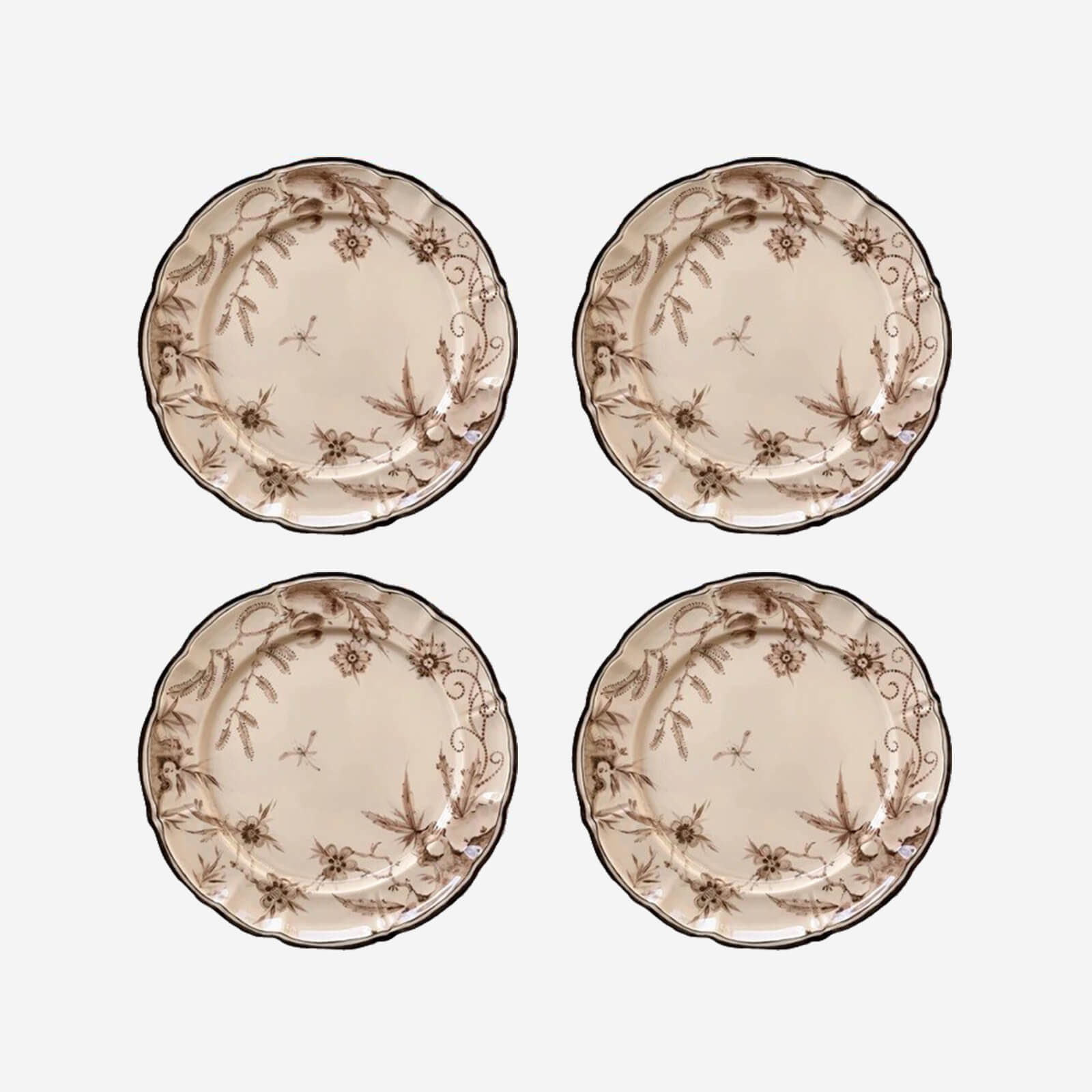 Rocaille Dinner Plates  - Set of 4