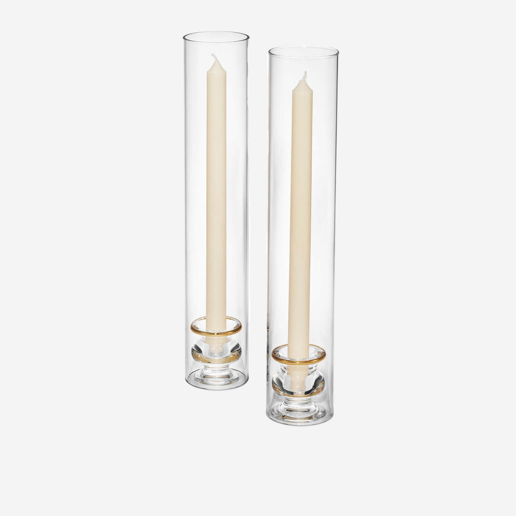 Sancia Taper Holder With Sleeve - Set of 2 Bonadea Aerin