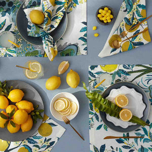 Citrus Garden Tablecloth Schumacher Bonadea