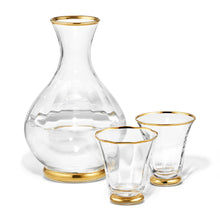 Load image into Gallery viewer, Sophia Gold Rimmed Carafe aerin bonadea
