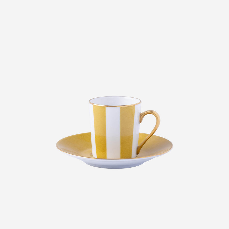 Marie Daâge Transat Espresso Cup & Saucer Yellow