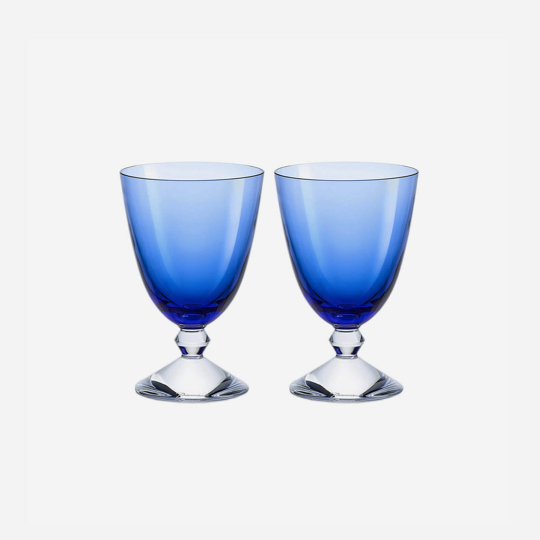 vega blue glass baccarat bonadea