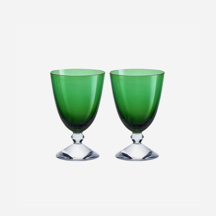 Véga Glass Green Baccarat bonadea