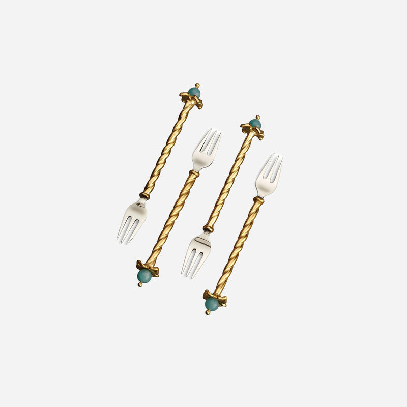 Venise Set of Four Dessert Forks