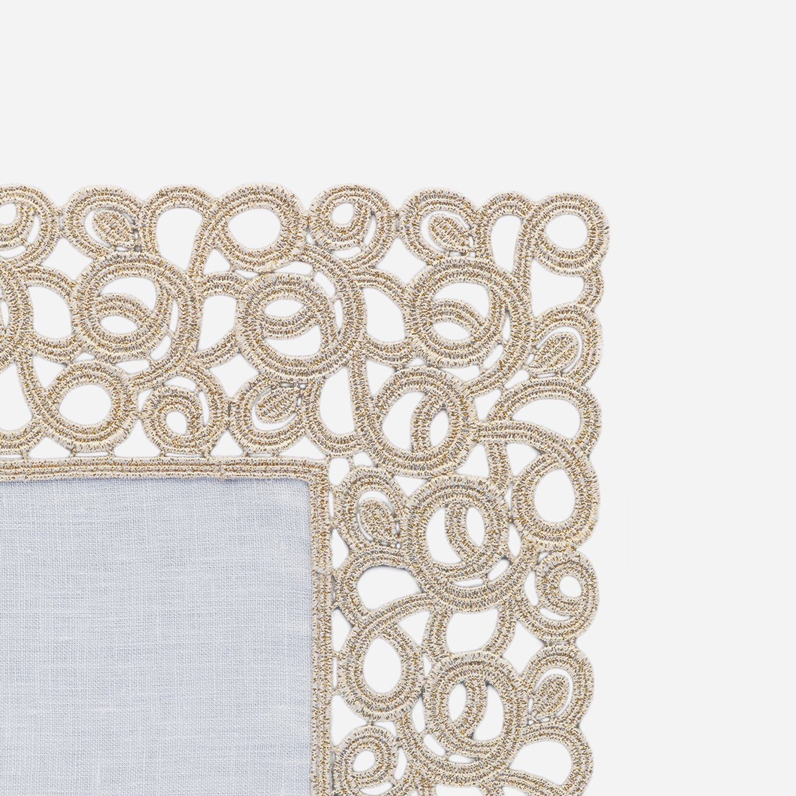 Florence Gold Lace Trim Placemat