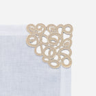 Weissfee - Florence Gold Lace Corner Dinner Napkin