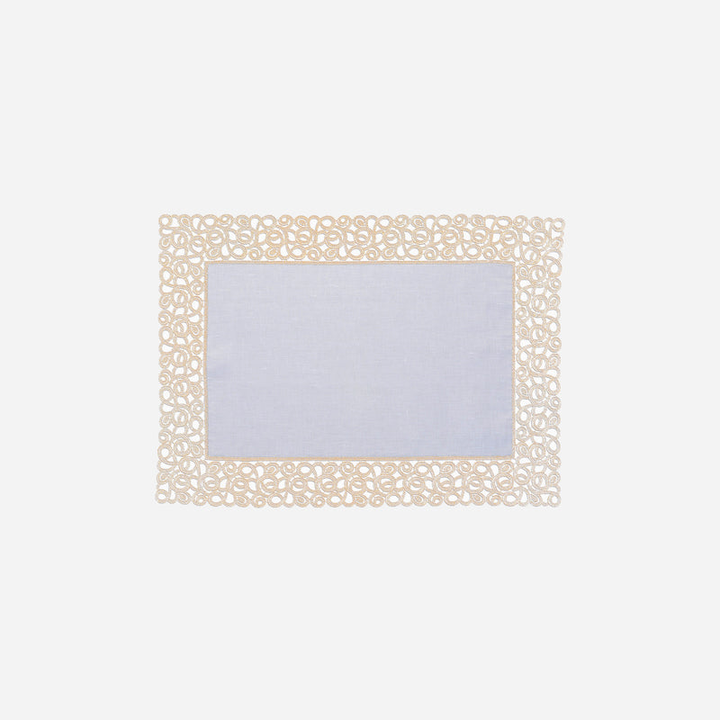 Florence Gold Lace Trim Placemat
